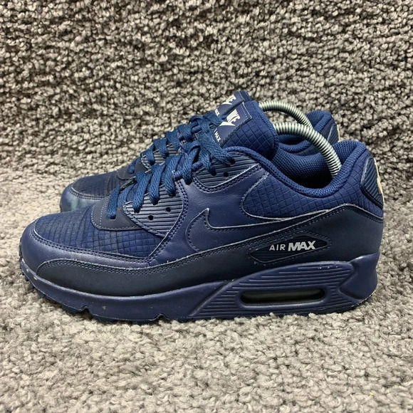 Nike Air Max 90 Essential Midnight Navy Blue Men's SNEAKERS SHOES Size 9 - Picture 1 of 10